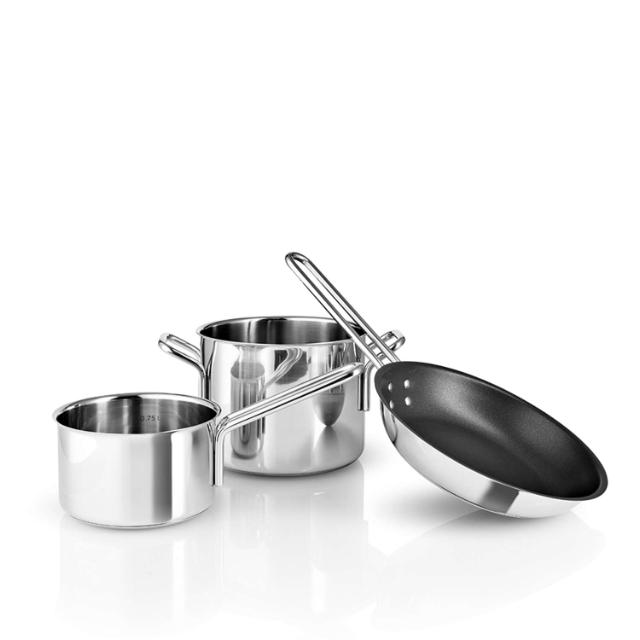 Stainless steel cookware set - 3 pcs.