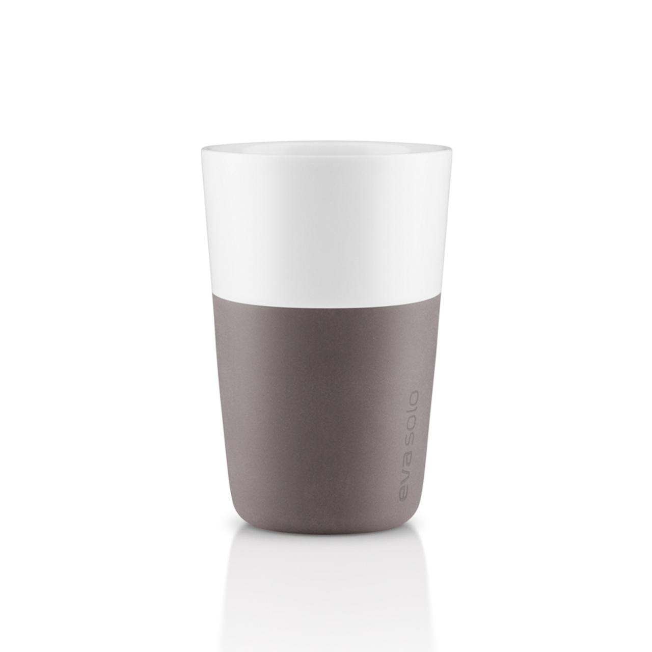 Café Latte-krus - 2 stk - Elephant grey