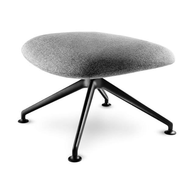 LAZE footstool MainLineFlax templeMLF16, grey