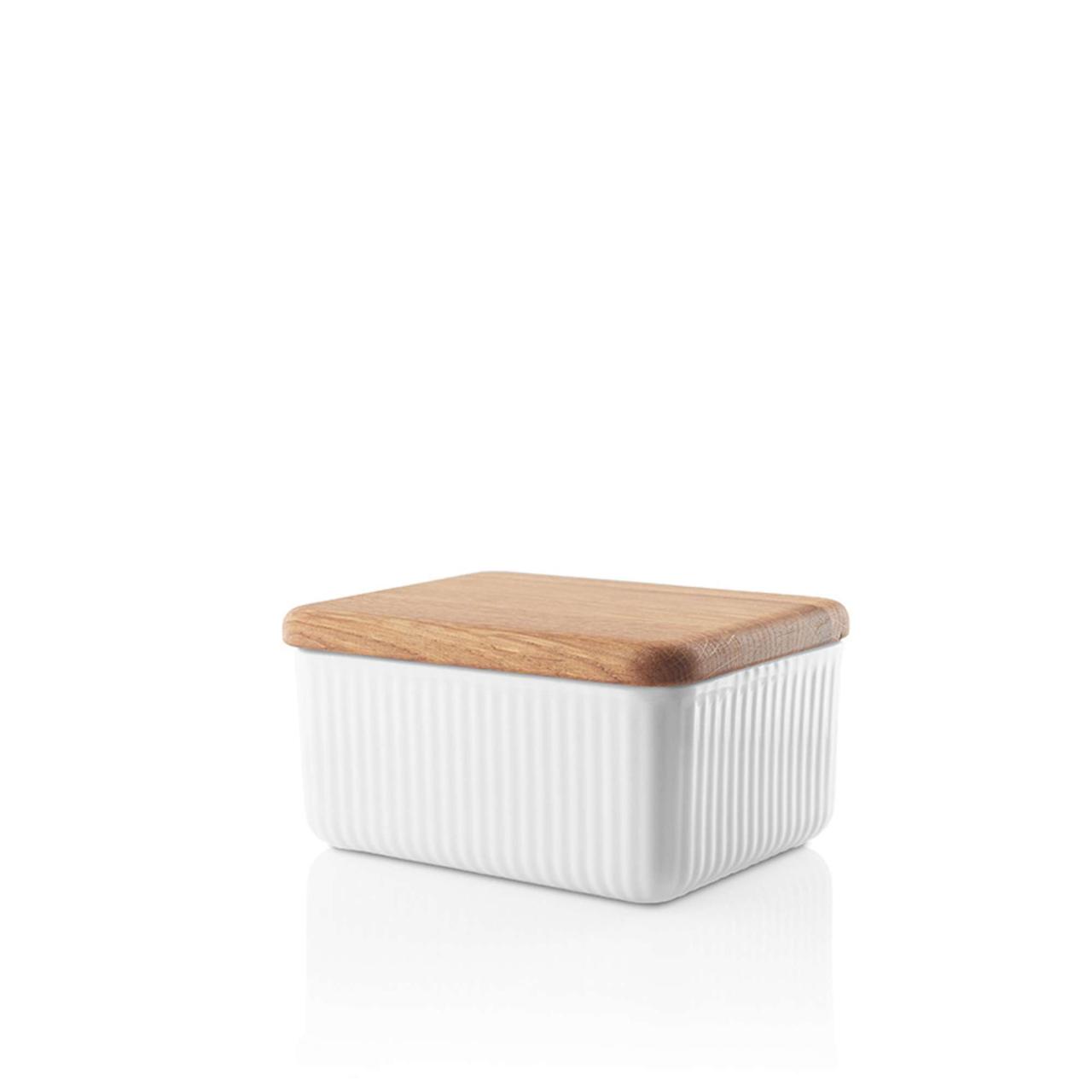 Butter dish - Legio nova - with oak lid