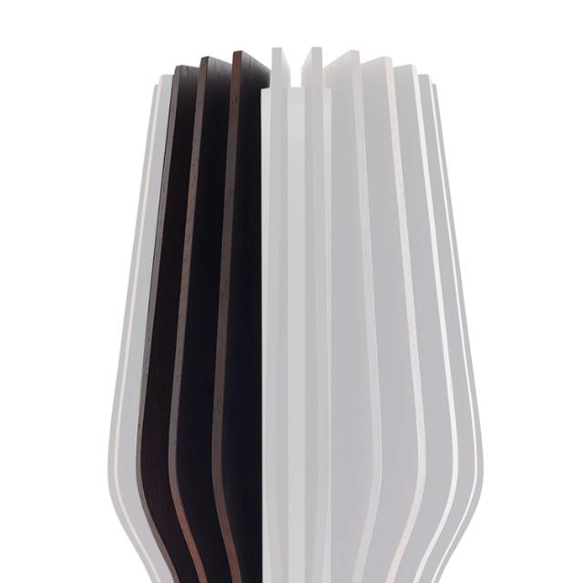 3 Lamellen für Radiant, smoked oak