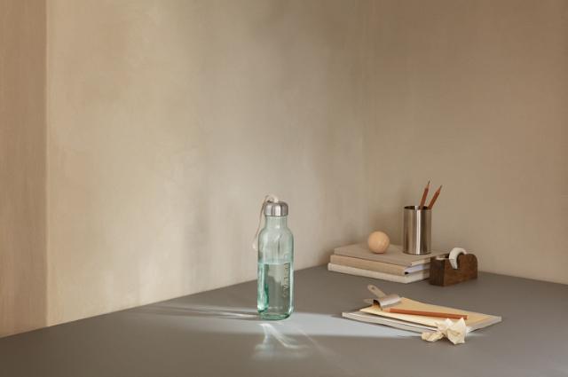 Recycled glass bottle - 0.5 liters - Black