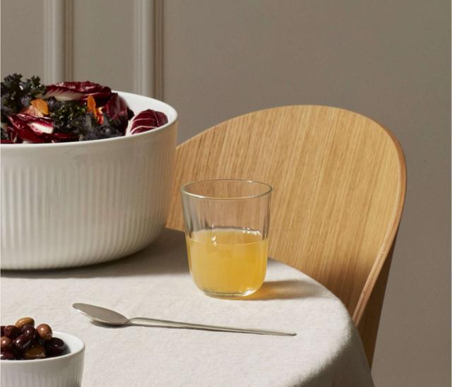 Glas med facetter - 6 stk - 27 cl