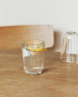 Glas med facetter - 4 stk - 34 cl