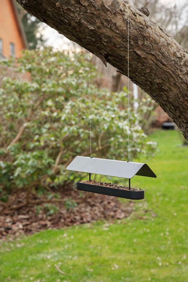 Bird feeder bar Black