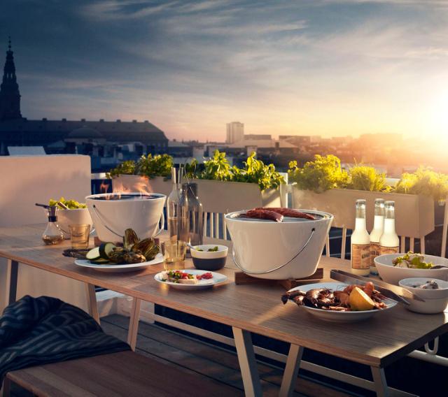 Bordgrill - Porcelæn