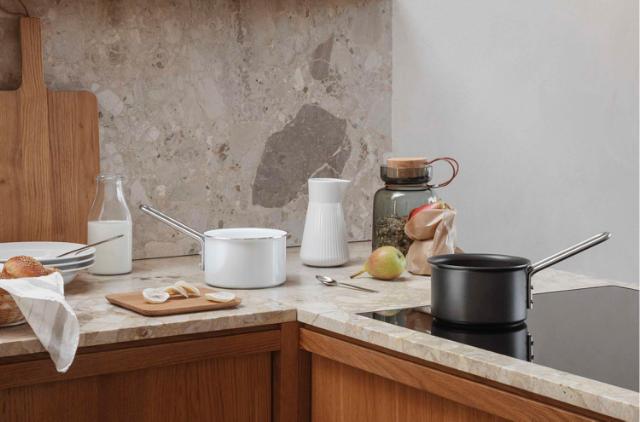 Black line saucepan - 1.1 l - ceramic Slip-Let® non-stick