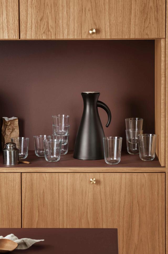 Glas med facetter - 4 stk - 34 cl