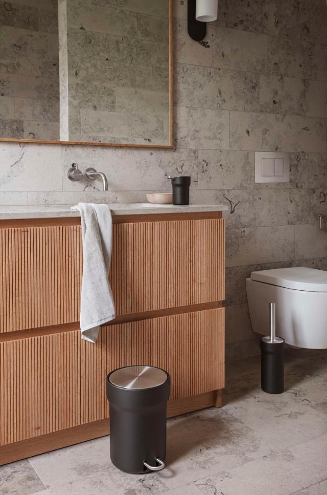 Citadel Pedal bin 5.0 l - Black - 5.0 liter - soft-close lid