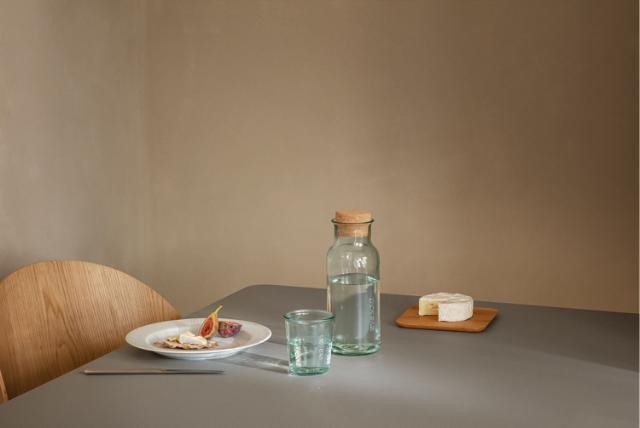 Recycled Glaskaraffel med kork