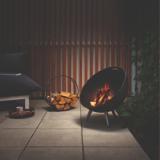 FireGlobe brændeholder - Pulverlakeret stål