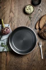 Multi Mosaic mirror polished frying pan - 28 cm -  ceramic Slip-Let® non-stick