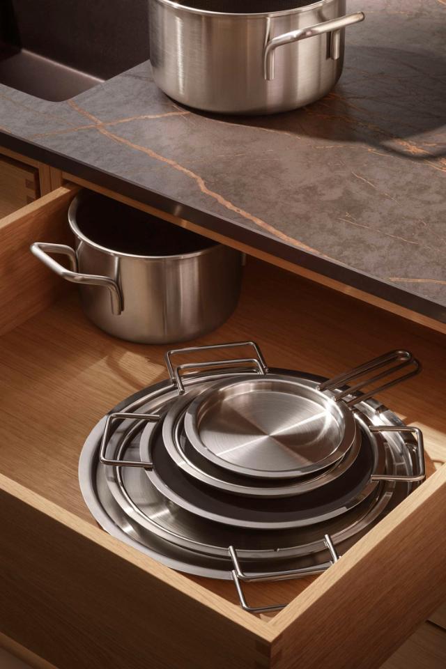 Tallerkenlokk 16 cm rustfritt stål