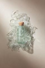 Recycled Glaskaraffel med kork