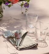 Glas med facetter - 6 stk - 27 cl