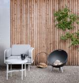 FireGlobe brændeholder - Pulverlakeret stål