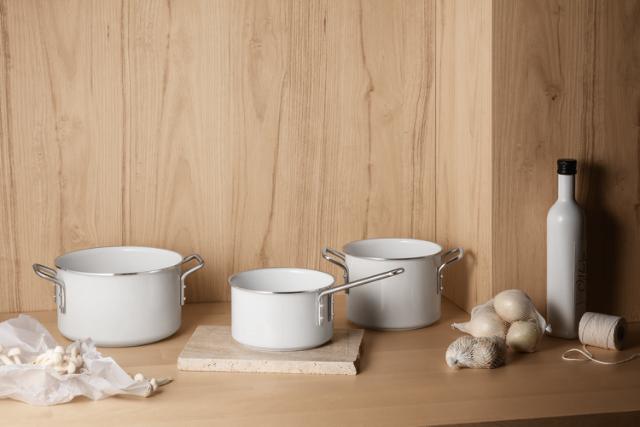 White Line Saucepan 1.8 L 16 cm ceramic Slip-Let® coating