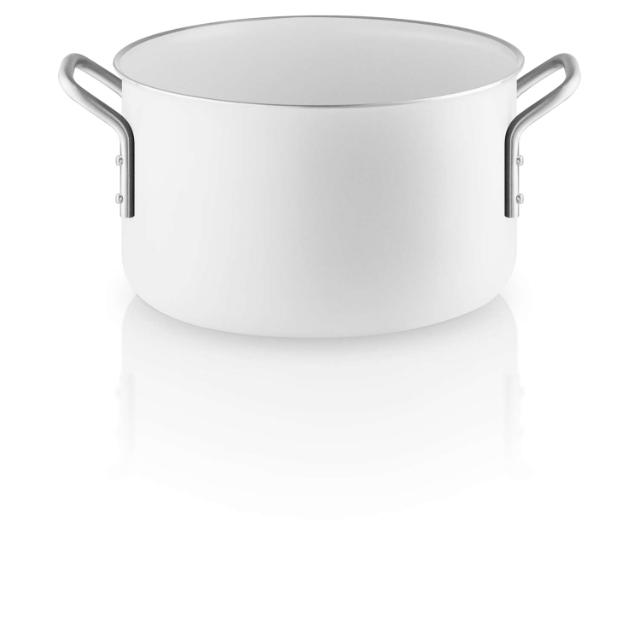White Line Pot 3.8 L 20 cm ceramic Slip-Let® coating