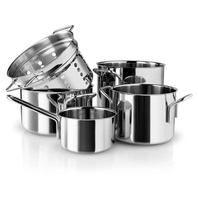 Stainless steel cookware set - 5 pcs.