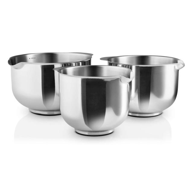 Eva Mixing bowl set 3 pcs. steel