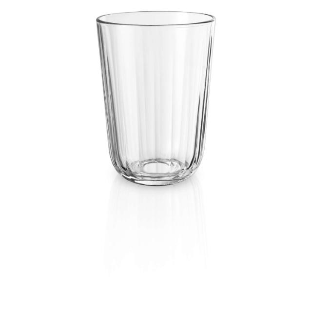 Glas med facetter - 4 stk - 34 cl