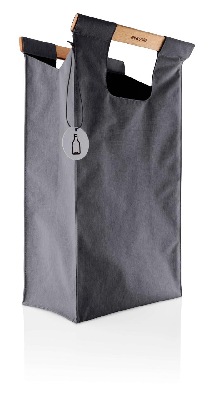 Recycling waste bin bag - Dark grey - 28 l