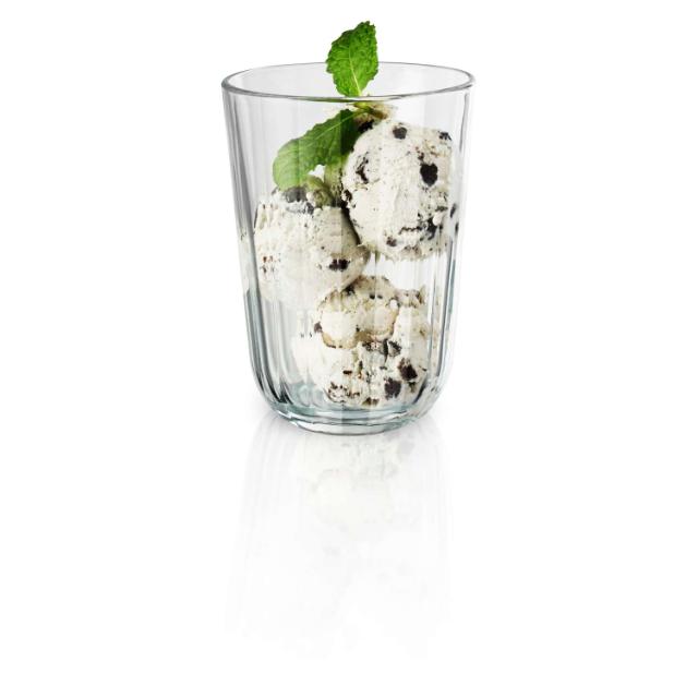 Glas med facetter - 4 stk - 34 cl