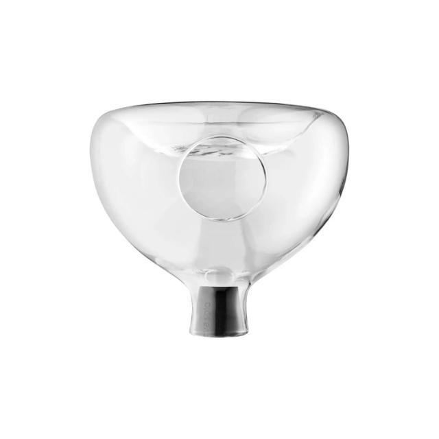 Glas til fuglebrett i glass med bad