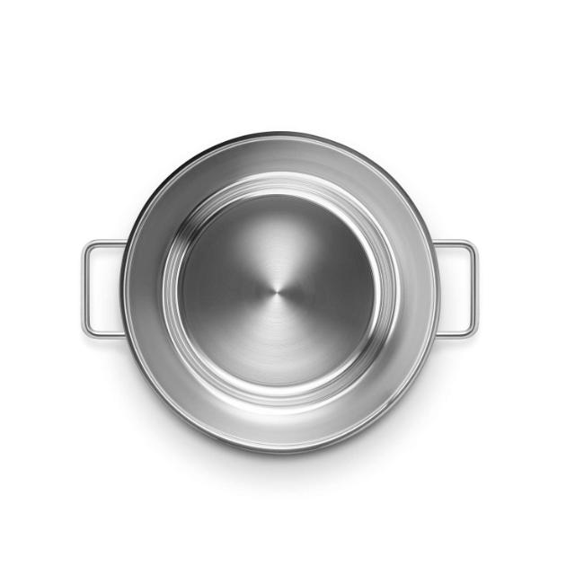 Stainless steel stock pot - 15 l