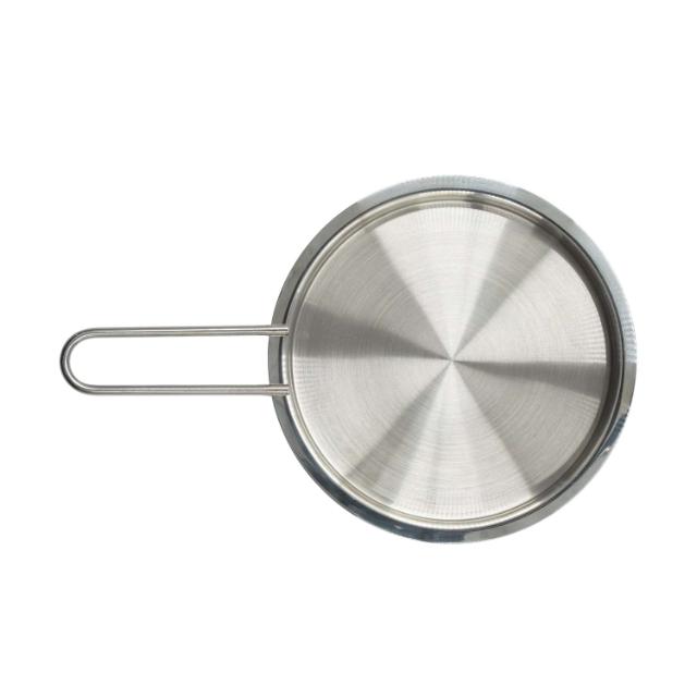 Tallerkenlokk 16 cm rustfritt stål