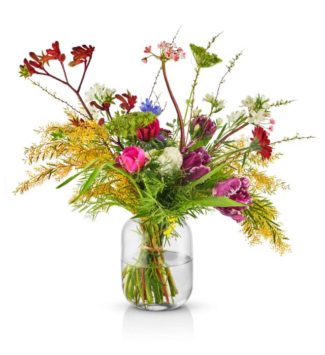 Acorn vase - 16,5 cm - Clear