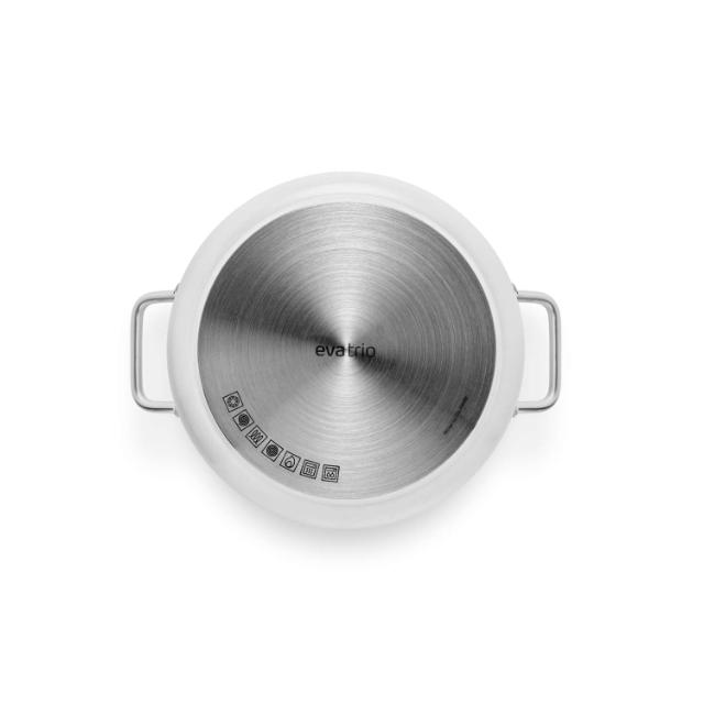 White line pot - 7 l - ceramic Slip-Let® non-stick