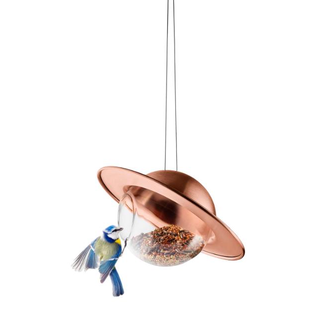 Saturn Bird feeder - Copper