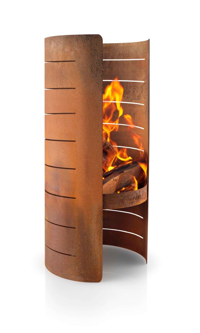 FireCylinder ildsted - Corten stål