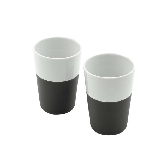 Mug Cafe Latte - 2 pièces - Black