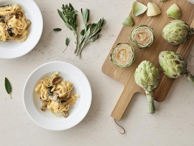Tagliatelle with Artichoke and Sage